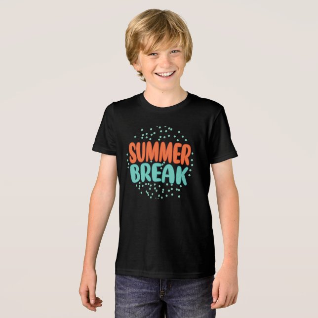 Summer Break Tri-Blend Shirt (Front Full)