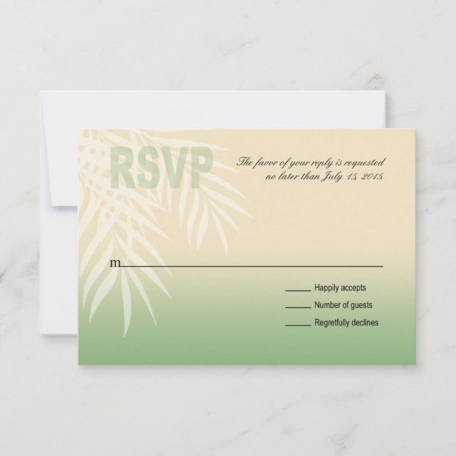 Summer Breeze Beach RSVP | jade (Front)
