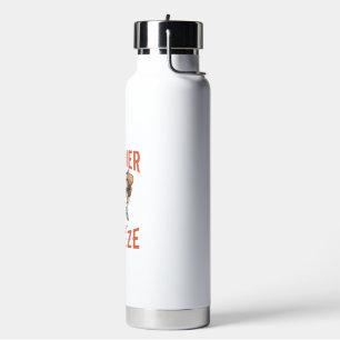 Summer Breeze Cat Vintage Engraving Shirt Design_1 Water Bottle