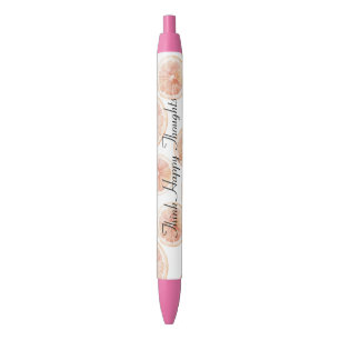 Summer Breeze Grapefruit   Black Ink Pen