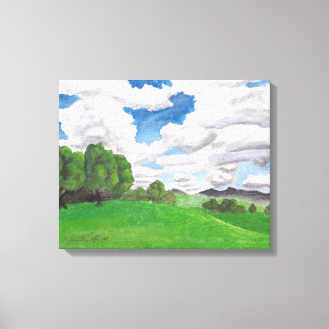 Summer Breeze in the Hills: Canvas Print Standard (Front)
