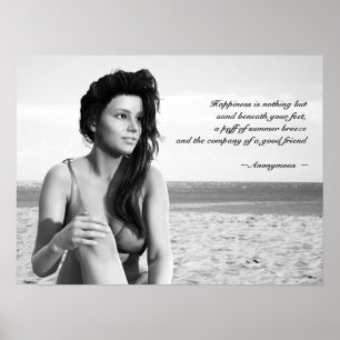 Summer Breeze Poster with Customisable Quotation