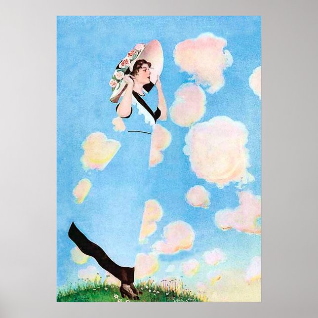Summer Breezes by C Coles Phillips Poster (Front)