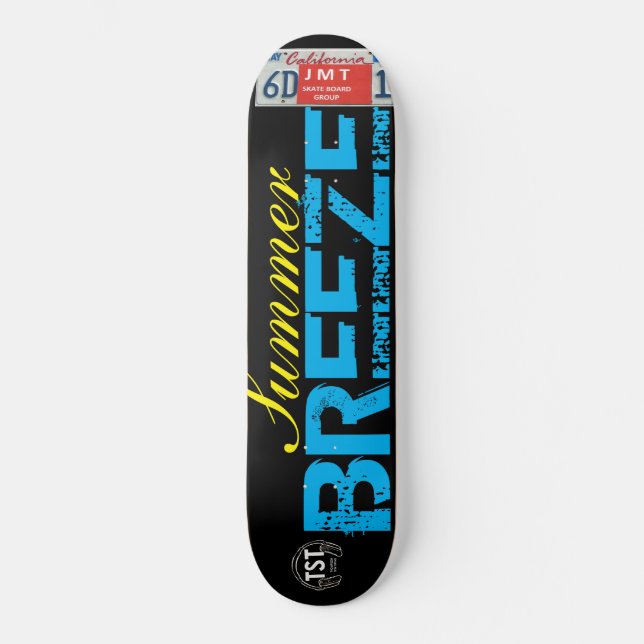 SUMMER BREZZE  SKATEBOARD /JMT USA Skateboard (Front)