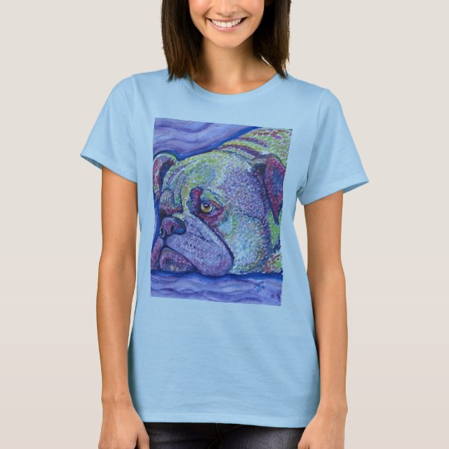 summer bulldog T-Shirt (Front)