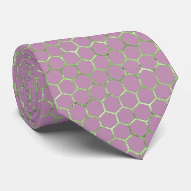 Summer Bumble Bee Neck Tie (Rolled)