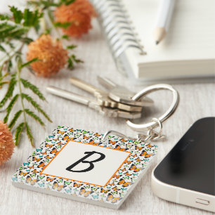 Summer butterflies keychain