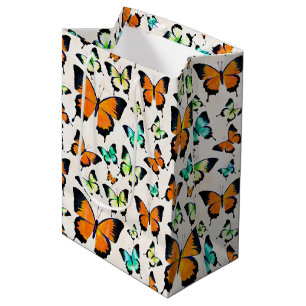 Summer butterflies  medium gift bag