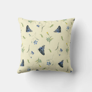 Summer butterfly pillow for grandma, for home deco