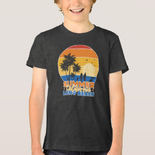 Summer California Long Beach-66594 Tri-Blend Shirt