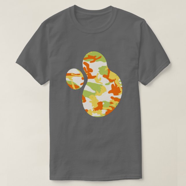 Summer Camo Pattern Paint Splat v2 T-Shirt (Design Front)
