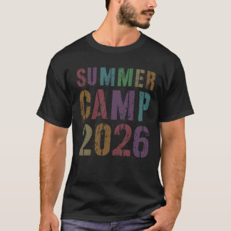 Summer Camp 2026 Camping Host Staff Vibe Besties T-Shirt