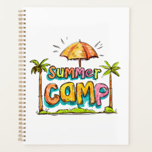 Summer Camp - Colorful Summer Camp Sign Planner