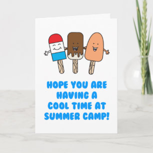 Summer Camp Cool Time Card