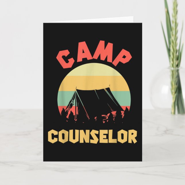Summer Camp Counsellor Director Camper Card (Front)