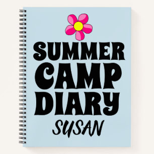 SUMMER CAMP DIARY PERSONALIZED NOTEBOOK