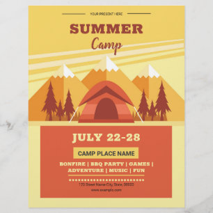 Summer Camp Flyer