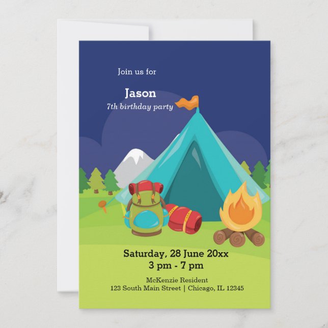 Summer Camp Invitation (Front)