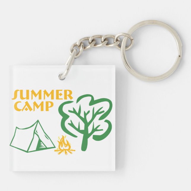 Summer camp key ring (Back)