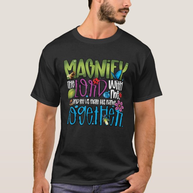 Summer Camp Magnify The Lord With Me VBS 2025 Men  T-Shirt (Front)