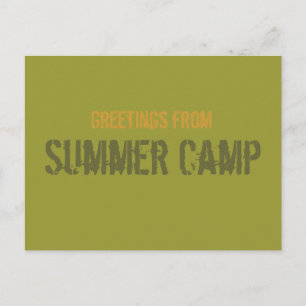 Summer Camp Postcard