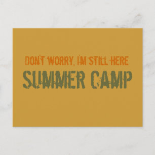 Summer Camp Postcard
