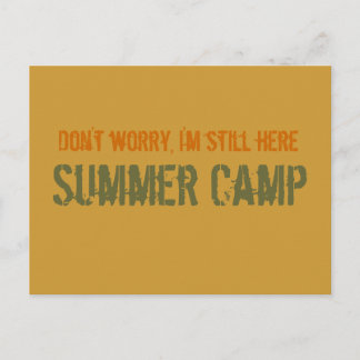 Summer Camp Postcard