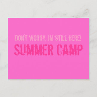 Summer Camp Postcard