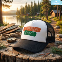 Summer Camp Retro Hand Drawn Rope Design