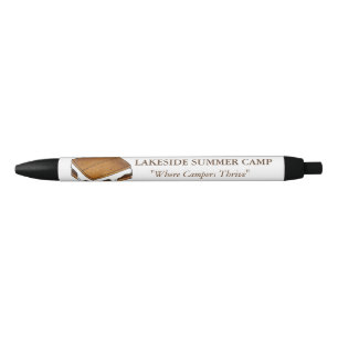 Summer Camp Toasted S'more Campfire Smores Promo Black Ink Pen