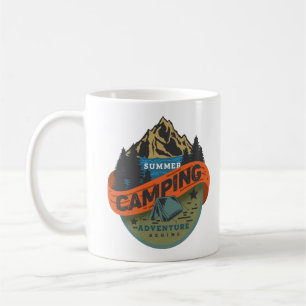 Summer Camping Adventure Begins Coffee Mug