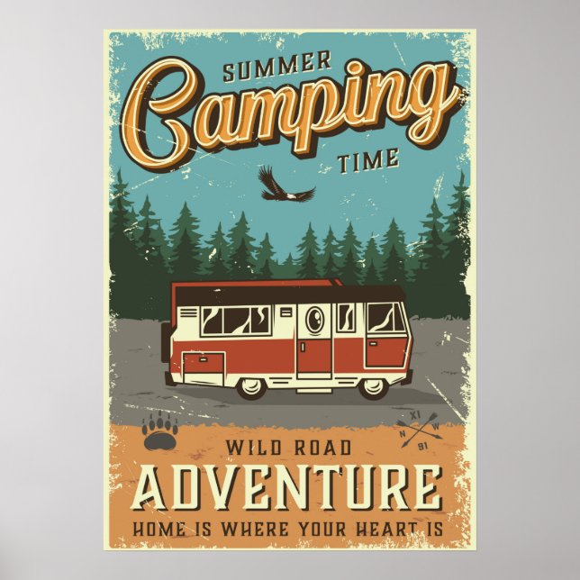 Summer Camping Poster (Front)
