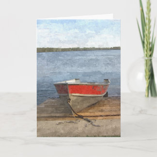 SUMMER CARD: Lake Harriet, "Red Boat"_ Card
