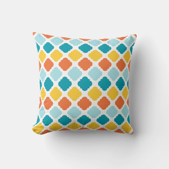 Summer Carnival Pattern Cushion (Front)