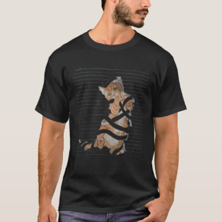 Summer  cat  women men kids  Belcher Cute T-Shirt