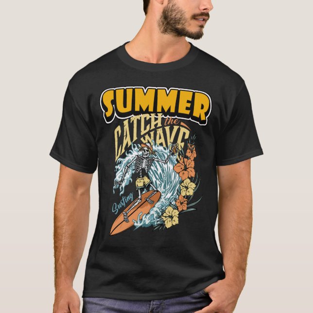 Summer Catch the Wave T-Shirt (Front)
