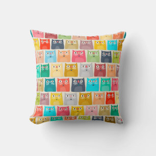 summer cats cushion
