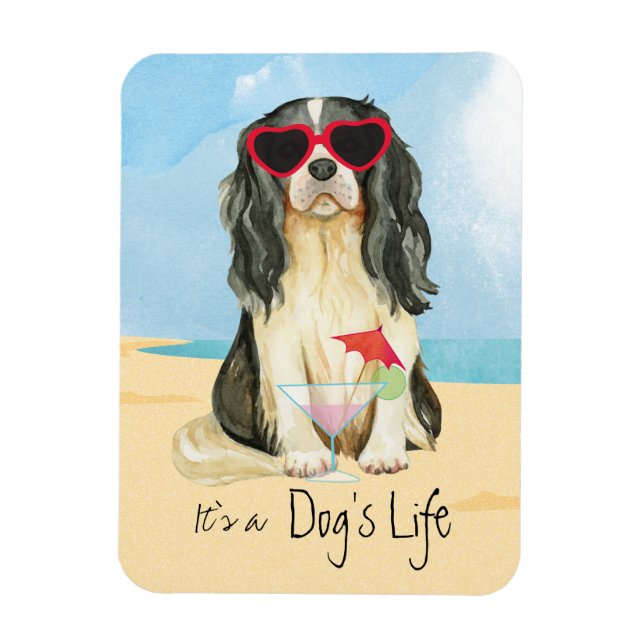 Summer Cavalier Magnet (Vertical)