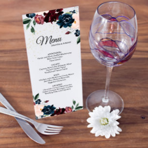 Summer Celebration Wedding Menu