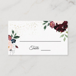Summer Celebration Wedding Place Card