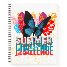 Summer challenge spiral notebook