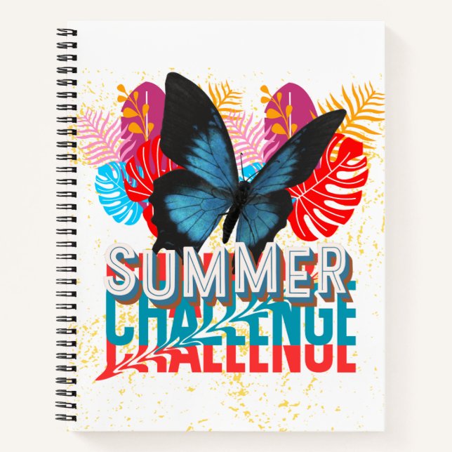 Summer challenge spiral notebook (Front)