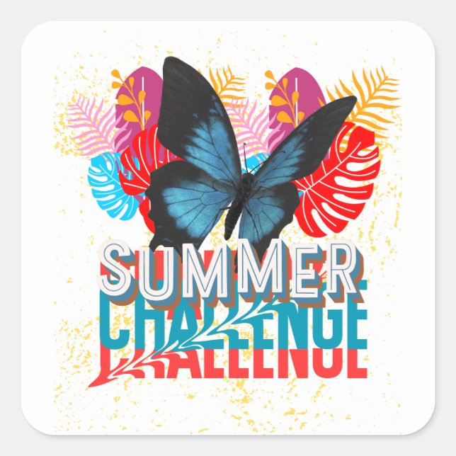 Summer challenge sticker (Front)