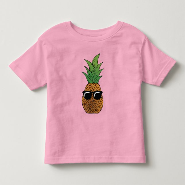 Summer Chill Pineapple Toddler T-Shirt (Front)