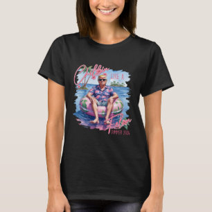 Summer Chillin Like A Felon Trump For President 20 T-Shirt