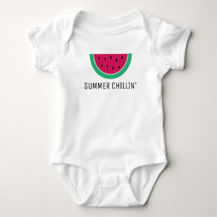 Summer Chillin' Watermelon Baby Bodysuit