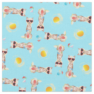 Summer Chinese Crested Fabric