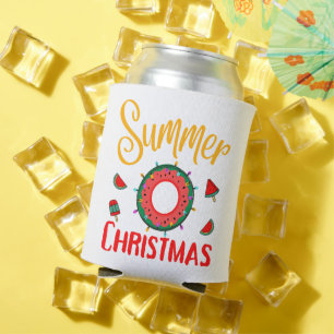 Summer Christmas July Can Cooler