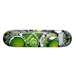 Summer Chrome Skateboard