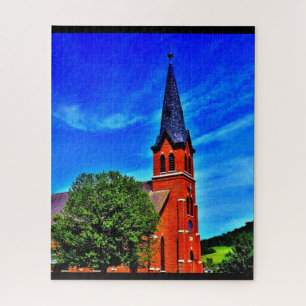 Summer Church Jigsaw Puzzle